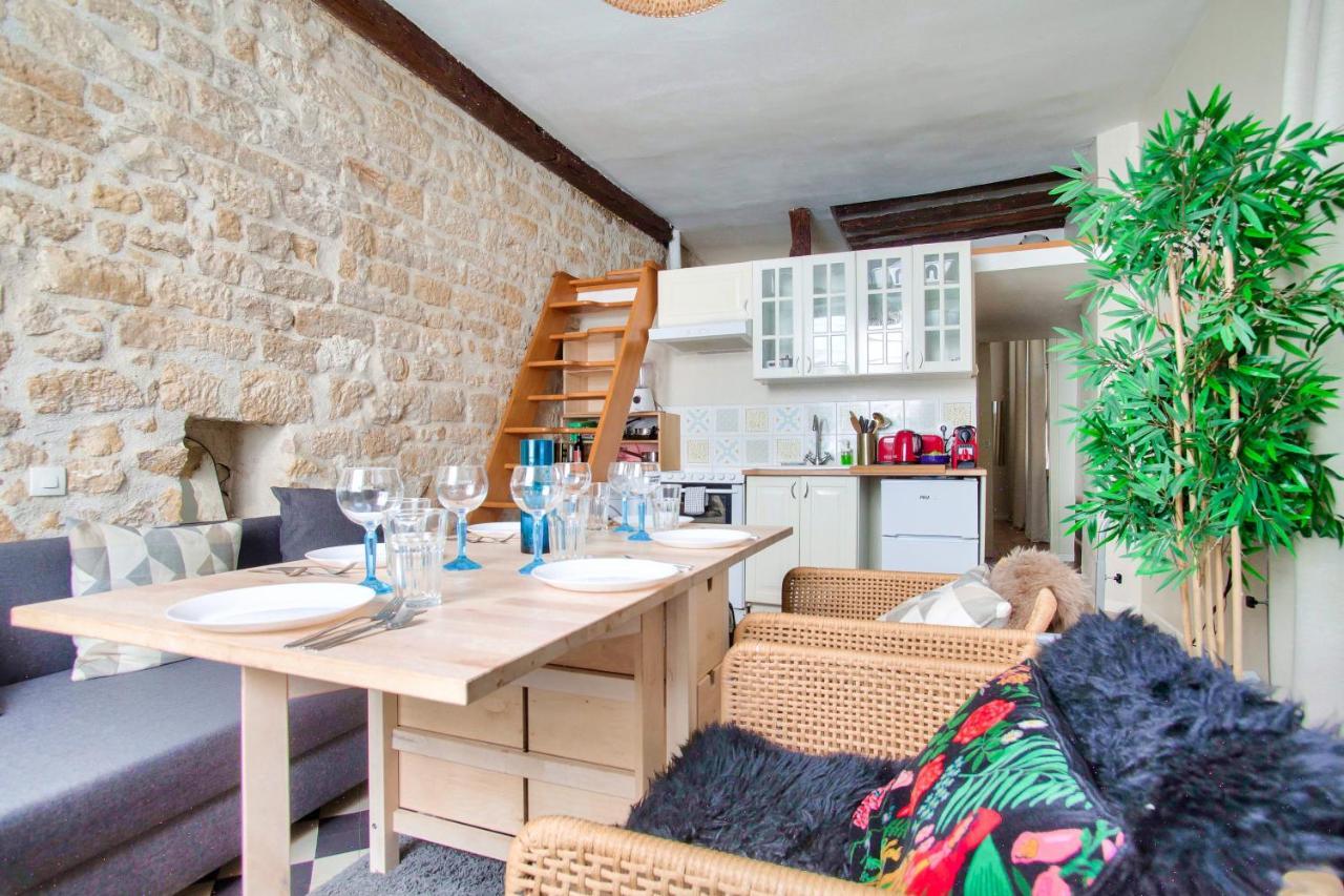 פריז Cozy 1 Mezzanine & 1Bedroom Louvre Moulins Free Netflix מראה חיצוני תמונה