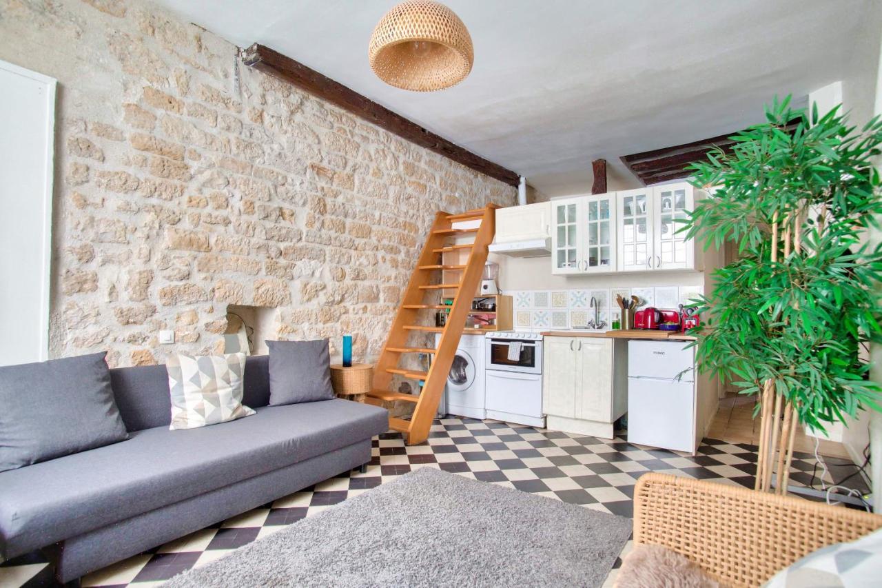 פריז Cozy 1 Mezzanine & 1Bedroom Louvre Moulins Free Netflix מראה חיצוני תמונה